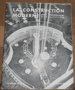 La Construction Moderne Revue Hebdomadaire d'Architecture n°12 52ème année
