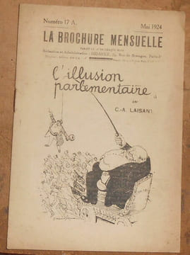 l'illusion parlementaire. C.-A. Laisant Grandjouan