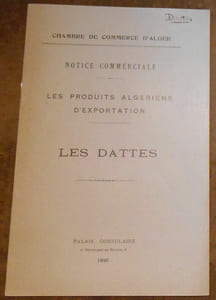 Les Produits Algériens d'Exportation Les Dattes