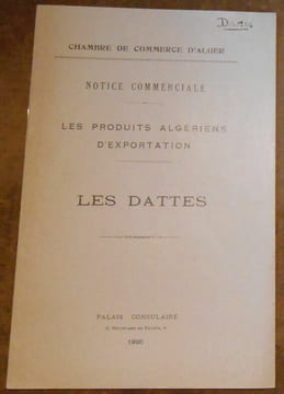 Les Produits Algériens d'Exportation Les Dattes. undefined