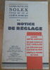 "Carburateurs Solex - Notice de Réglage n°9". 