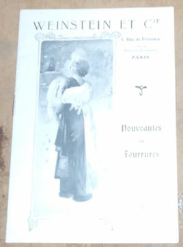Weinstein et Cie-Nouveautés en Fourrures 1911-1912. undefined