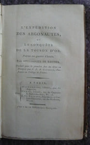 L'expédition des Argonautes ou la conquête de la Toison d'Or
