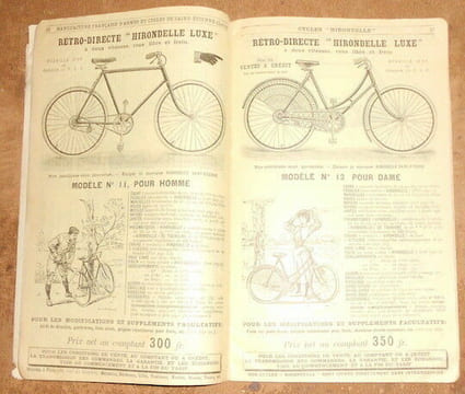 Manufacture Française d'Armes et Cycles -Cycles Hirondelle. undefined
