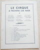 "Le Cirque A Travers les Ages". 