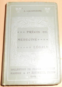Précis de Médecine Légale