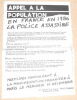 "Affiche EN FRANCE EN 1986 LA POLICE ASSASSINE". 