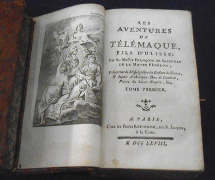 Les Aventures de Télémaque fils d’Ulisse par feu Messire François de Salignac de la Motte Fénélon, Précepteur de Messeigneurs les Enfans de France, & ...