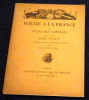 Poème à la France . Rudyard Kipling