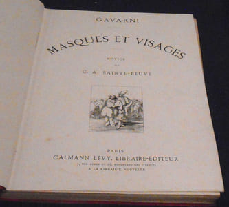 Masques et Visages - Gavarni 