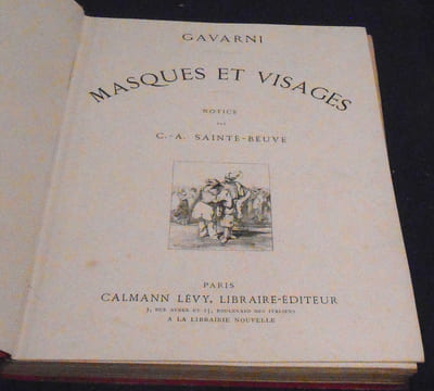 Masques et Visages - Gavarni . Gavarni