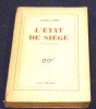 L’Etat de Siège. Albert Camus