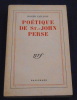 Poétique de St-John Perse . Roger Caillois