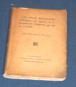 Les Deux Relations  du meurtre de J. Monaldeschi composées par Le Bel et Conti