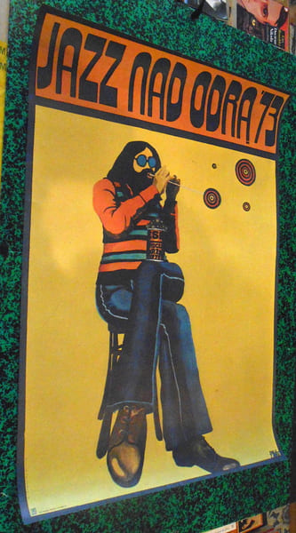 Affiche Jazz nad Odra Wroclaw 73 . Jan Sawka 