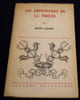 Les Impostures de la Po&eacute;sie . Roger Caillois