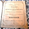 Youyous – Embarcations en bois et à rames en usage dans la Marine – Données Nécessaires pour la Construction . Rampal, Ingénieur de 1ère  classe et ...