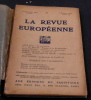 La Revue Européenne n°31 . René Prat, O. J. de Milosz, Jean Prévost, Robert Desnos, Emeran Clemansin du Maine, Jean Cassou