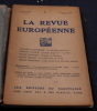 La Revue Européenne n°37. Gabriel d’Aubarède, Henri Michaux Louis Aragon, Edmond Jaloux, Ernst Frandsen