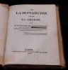 De La Monarchie selon la Charte. Vicomte de Chateaubriand