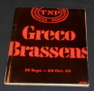 Programme Gréco Brassens au TNP . Lucien Rioux, Jean-Paul Sartre, René Fallet, Roger Piault, Pierre Mac Orlan