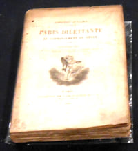 Paris Dilettante au Commencement du Siècle