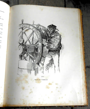 Croquis Maritimes et La Frégate L’Incomprise Voyage autour du Monde . Sahib (pseudonyme collectif de Palma Firmin Christian Gourdon, officier de ...
