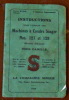 Instructions Pour L’Emploi des Machines &agrave; Coudre Singer N&deg;s 127 et 128 (Navette Vibrante) Pour Famille . 