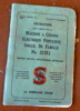 Instructions Pour L’Emploi de la  Machine &agrave; Coudre Electrique Portative Singer De Famille N&deg; 221K1 Crochet Rotatif entra&icirc;nement R&eacute;versible . 