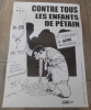 Affiche Contre Tous Les Enfants de P&eacute;tain . Savard