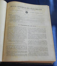 Revue Générale de l’Electricité – 1ère Année 1917