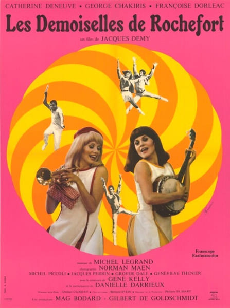 Affiche Les Demoiselles de Rochefort. 