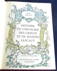 Histoire du Chevalier des Grieux et de Manon Lescaut