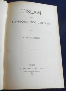 L’Islam dans l’Afrique Occidentale