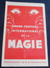 Grand Festival International de la Magie 1958. 