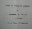 "Cours de psychologie affective la sexualité". "Pr Pesch"