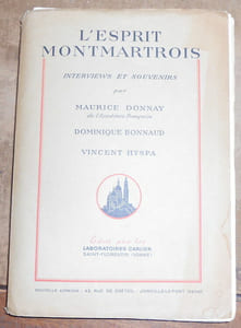 L'esprit montmartrois interviews et souvenirs