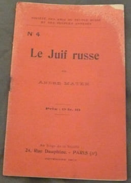 Le juif russe. André Mater