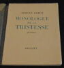 "Monologue de la tristesse". "Armand GODOY"