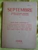 "Septembre - revue de poésie et de littérature". "Jean Follain Jean L'Anselme Jean Rousselot etc. Gabriel Audisio Henri Perruchot Yanette ...