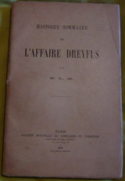 Histoire sommaire de l'affaire Dreyfus. R.L.M