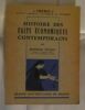 "Histoire des faits économiques contemporains". "Maurice Niveau"