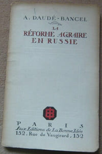 La réforme agraire en Russie