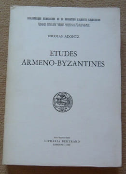 Etudes Armeno-byzantines. Nicolas Adontz