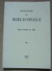 "Bulletin du bibliophile III 1978". COLLECTIF