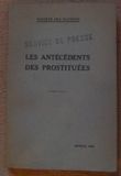 "Les antécédents des prostituées". 