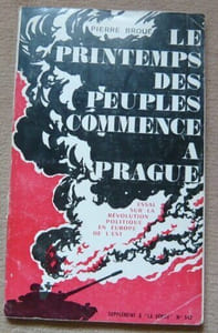 Le printemps des peuples commence à Prague - essai sur la révolution politique en Europe de l'Est