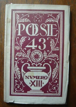Poésie 43 numéro XIII n° 10 mars-avril 1943. COLLECTIF