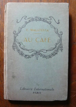 Au café. Errico Malatesta