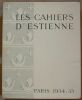 "Les Cahiers d'Estienne". COLLECTIF